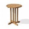 Sissinghurst Teak Round Garden Table - 60cm