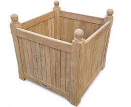 Bespoke Grand Size Teak Square Planter