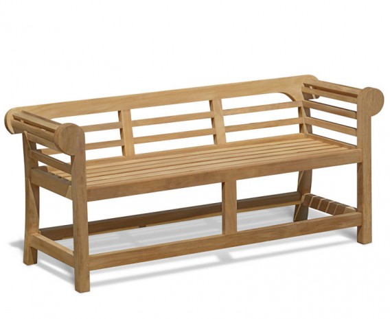 Lutyens-Style Low Back Outdoor Bench