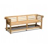 Lutyens-Style Garden Bench 4 Seater
