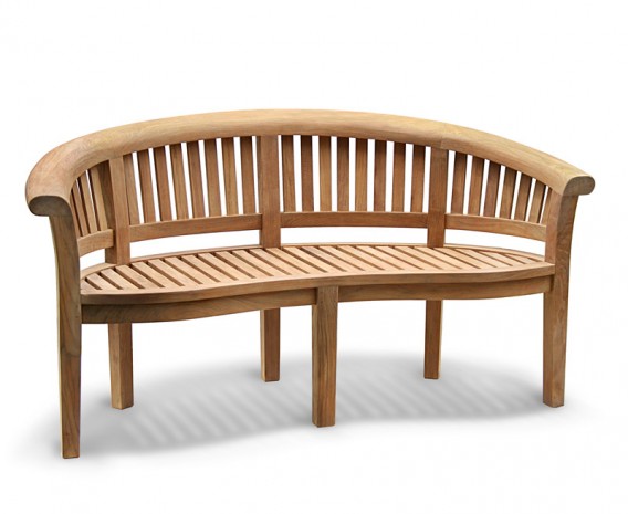 Deluxe Teak Banana Bench