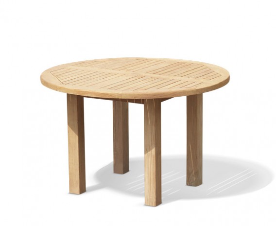 Orion Teak Circular Garden Table - 1.2m