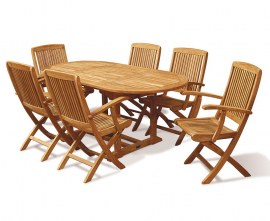 Oxburgh Curzon 6 Seater Table and Chairs Set