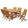 Oxburgh Curzon 6 Seater Table and Chairs Set