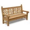 Churchill Teak 4 Seater Garden Bench - 1.8m