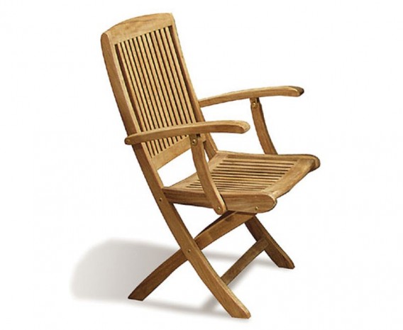 Palma Outdoor Folding Chair with Arms