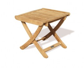 Tewkesbury Teak Adjustable Height Stool - Footstool