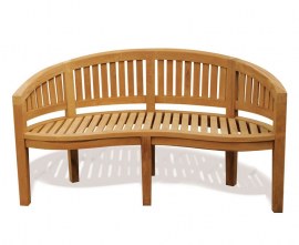 Teak Banana Bench