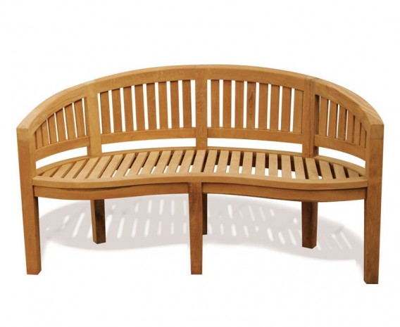 Curved Garden Bench