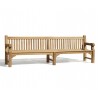 Gladstone Teak Large Teak Garden Bench - 3m