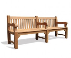 Gladstone Heavy Duty Park Bench with Arms - 2.4m