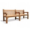Gladstone Heavy Duty Park Bench with Arms - 2.4m