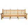 Churchill Teak Chippendale Bench - 2.75m