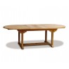 Oxburgh Teak Double-Leaf Extending Outdoor Dining Table – 1.8-2.4m