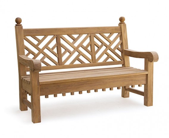 Churchill Teak Decorative Garden Bench