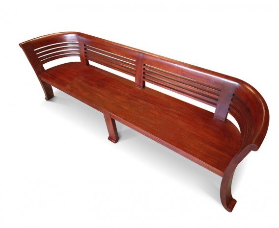 Large Bloomsbury Reclaimed Teak Indoor Bench - 1.8m