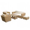 Verona Rattan Garden Sofa Set - Honey Wicker