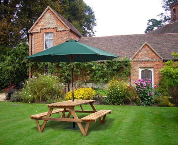 Luxury 6ft Picnic Bench Teak - 1.8m