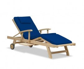 Sun Lounger with Wheels