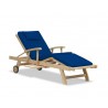 Sun Lounger with Wheels