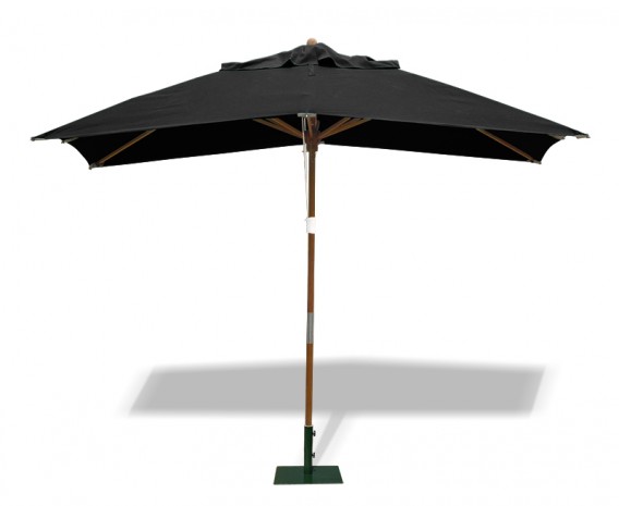 Rectangular Wooden Parasol - 3 x 2m