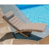 Wooden Sun Lounger