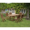 Oxburgh Curzon 6 Seater Garden Dining Set