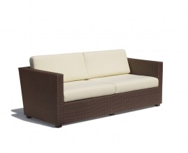 Verona 4 Seater Faux Rattan Outdoor Sofa