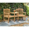 Gloucester Teak Garden Companion Seat