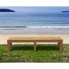 Mita Teak Backless Garden Bench - 2m