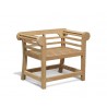 Teak Lutyens-Style Armchair - Low Back