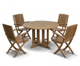 Teak Garden Table and Chairs Set