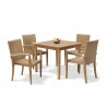 Hampton 4 Seater Outdoor Dining Set