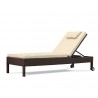 Rio Rattan Reclining Sun Lounger with wheels