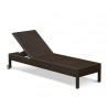 rattan reclining sun lounger