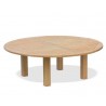 Orion Large Round Teak Garden Table - 2.2m