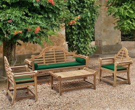 Lutyens-Style Teak Conversation Set