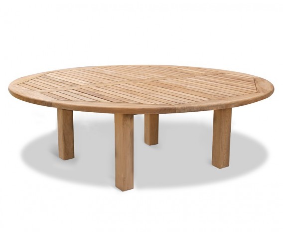 Orion 10 Seater Round 2.2m Garden Table with Banana Chairs