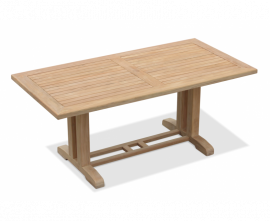 Rectory Teak 1.8m Rectangular Garden Table