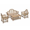 Lutyens-Style Teak Conversation Set