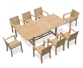 Dorset 8 Seater Garden Dining Set