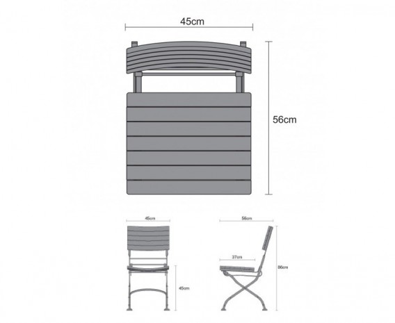 Café 6 Seater Rectangular 1.8m Table and Chairs Set - Satin White