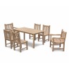 Hampton Teak Rectangular Dining Set