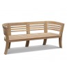 Bloomsbury Teak 4 Seater Deco Garden Bench