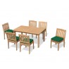 Hampton 6 Seater Rectangular 1.5m Dining Set with Winchester Chairs
