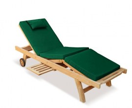 Luxury Teak Sun Bed with Cushion