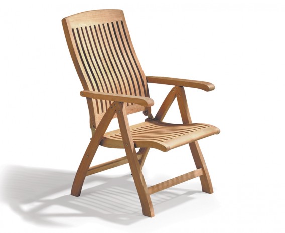 Cannes Teak Reclining Chair