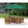 Richmond 6 Seater Round Teak Garden Dining Set