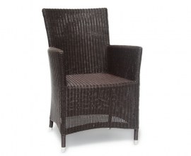 Verona Loom Weave Armchairs with Rectory Table