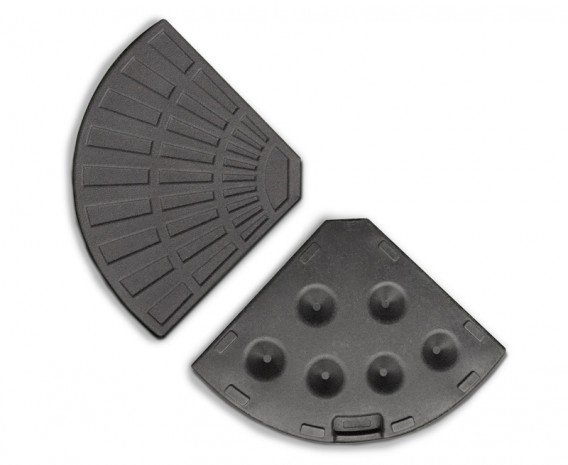 HDPE Concrete Parasol Base Weights - Set of 2 Slabs